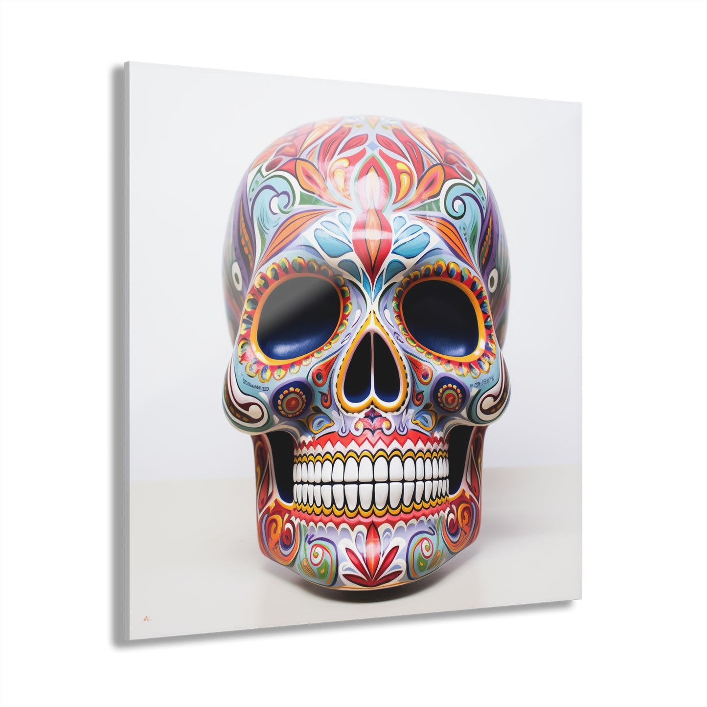 Dia de la Muerte, no background, Concept Style, Acrylic Wall Art