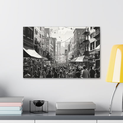 Street Fair Canvas Art