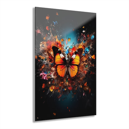 Butterfly Love, Animal, Concept, Acrylic Wall Art