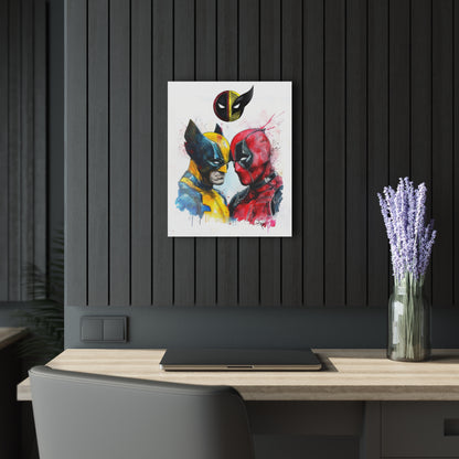 Regenerative Adversaries, Fan Concept Style, Wolverine and Dead Pool, Acrylic Wall Art