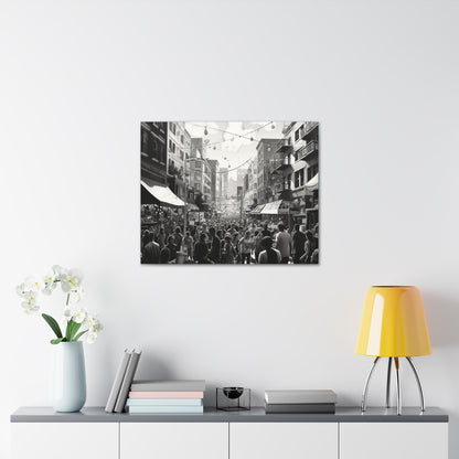 Street Fair Canvas Art