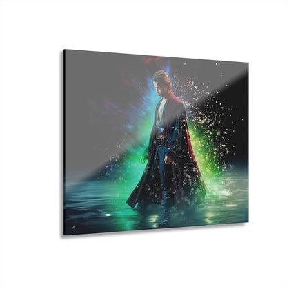 Anakin Dream Walk, Star Wars Color Splash, Concept Style, Acrylic Wall Art