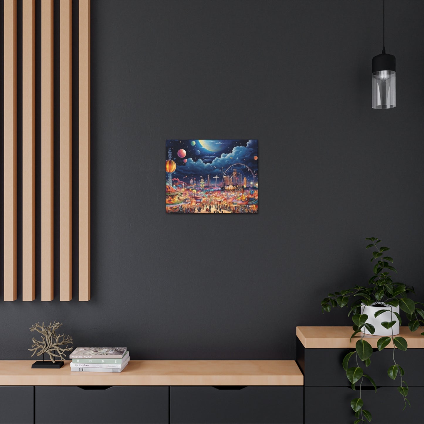 Space Carnival Canvas Art