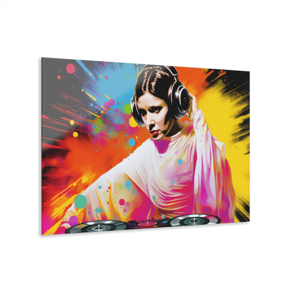 Star Mixer Leia, Pop Culture, Princess Concept Style, Acrylic Wall Art