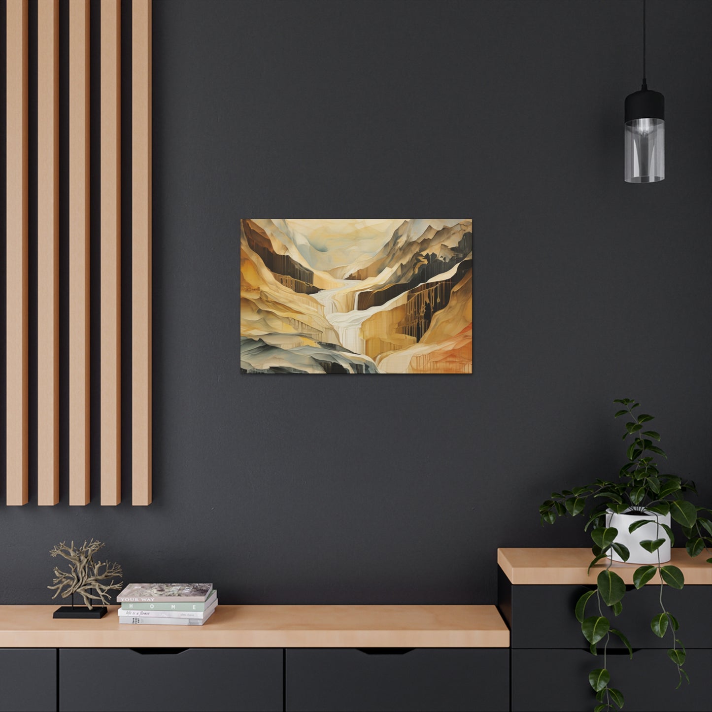 Mountain Range Canvas Art