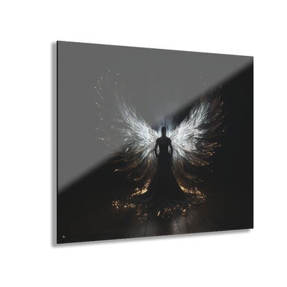 Fallen Angel, Spiritual, Concept Style, Acrylic Wall Art