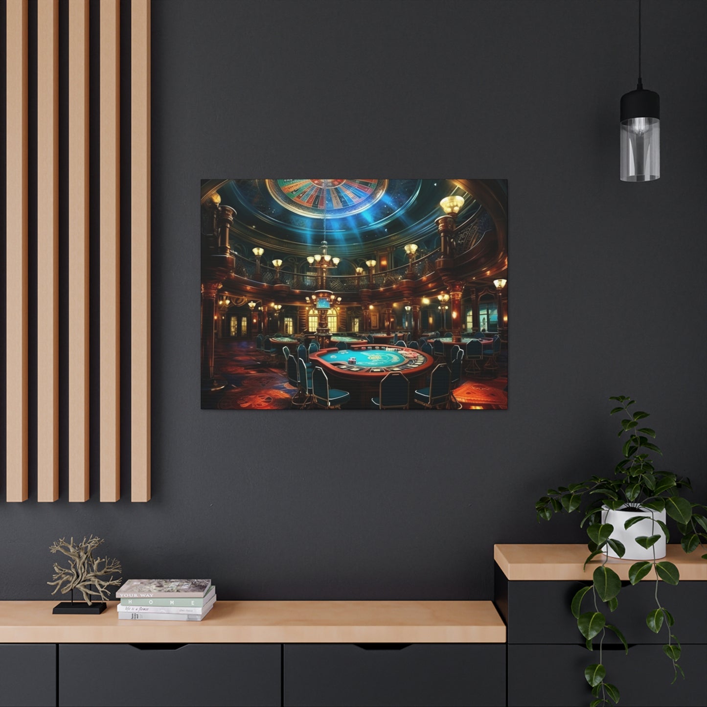 Casino Night Canvas Art