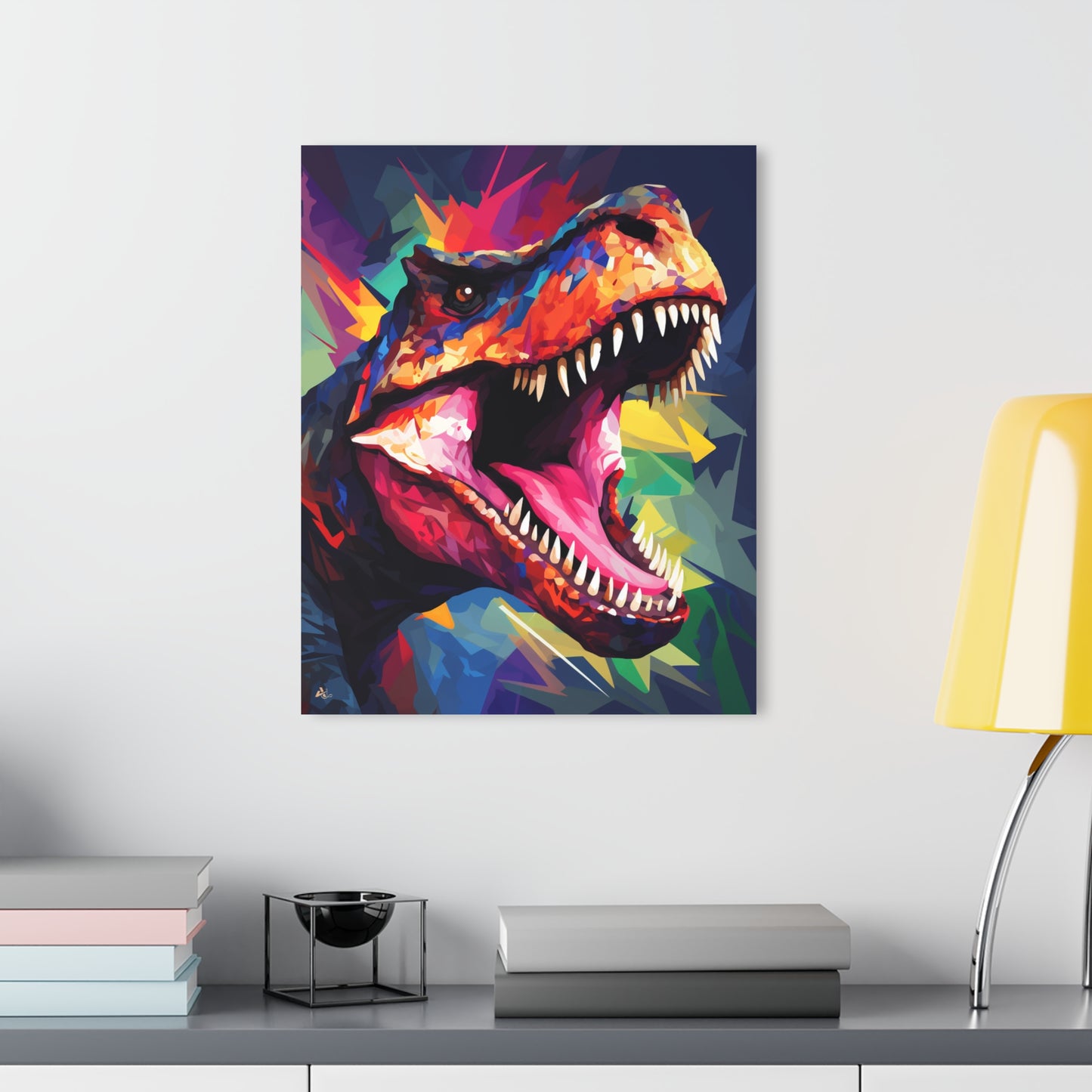 Rex, Animal Color Splash, Concept Style, Acrylic Wall Art