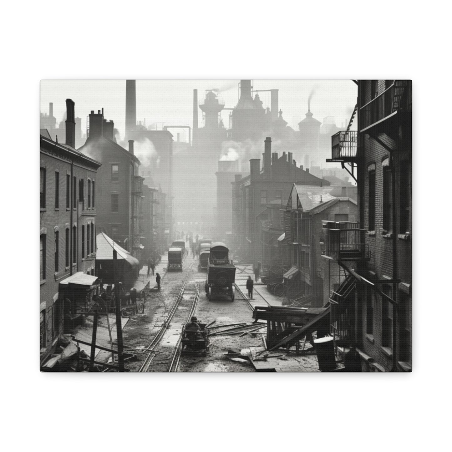 Industrial City Canvas Art