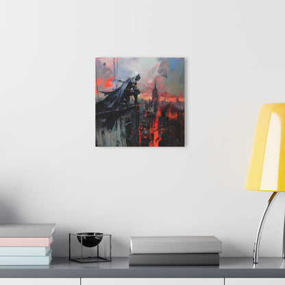 Abstract Knight, Fan Concept Style Batman, Acrylic Wall Art