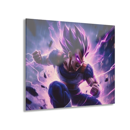 Vegeta god of destruction, dragon ball fan, concept style, acrylic wall art