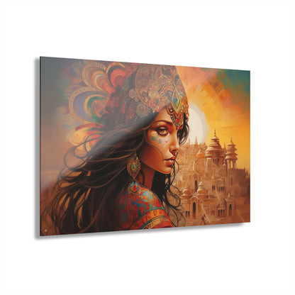 Desert Princess, People Concept Style, Acrylic Wall Art