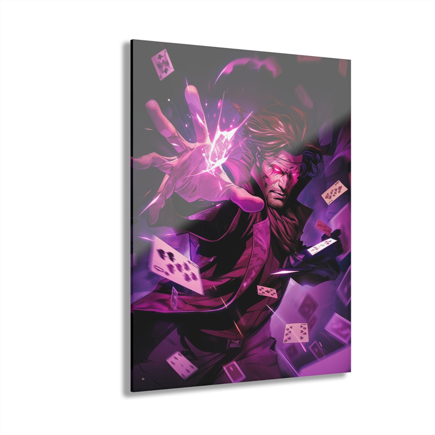 Pick a Card, Gambit, X-men Acrylic Wall Art