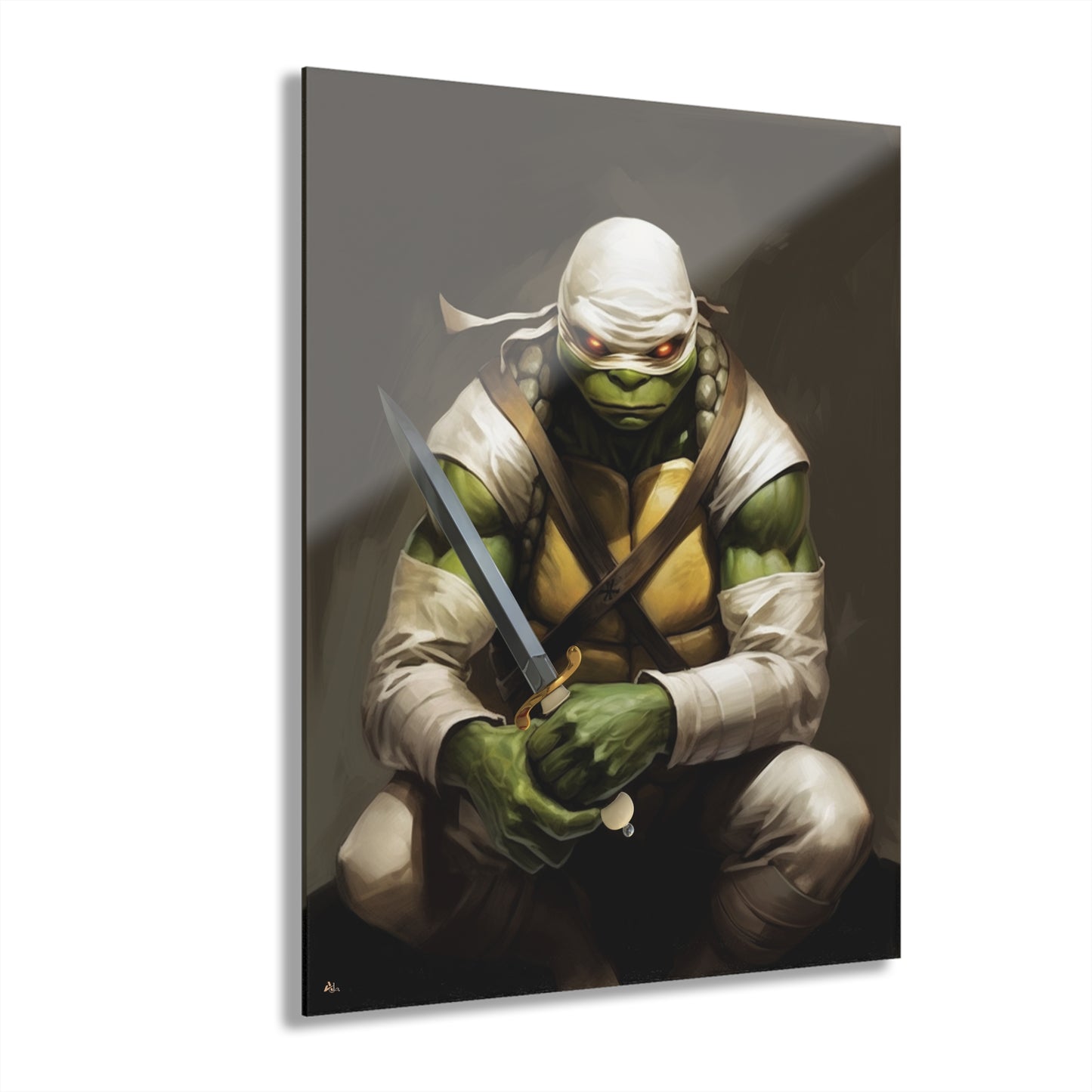 Enzo the Fifth Turtle, tmnt, pop culture, Concept Style, Acrylic Wall Art