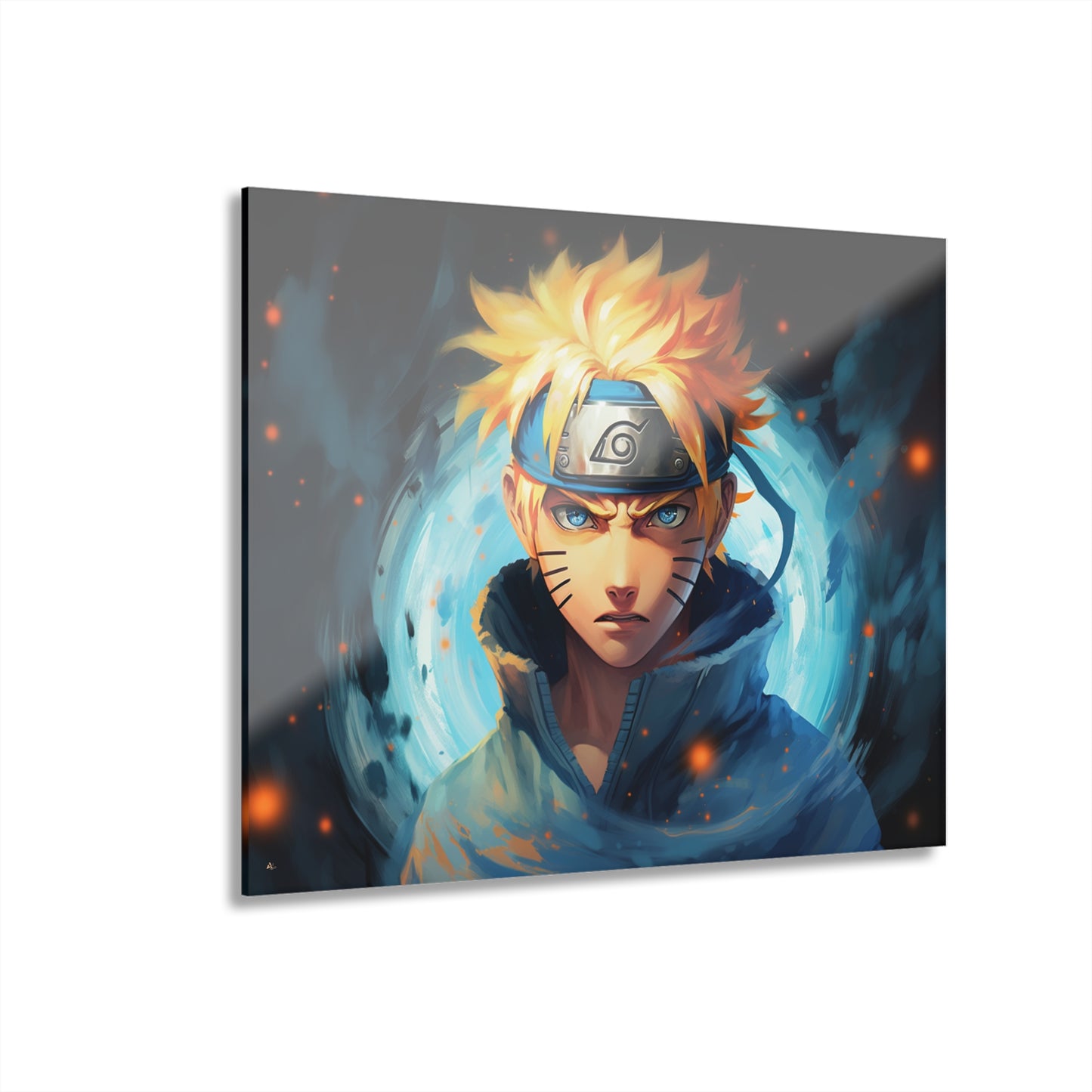 Naruto, Anime Color Splash, Concept Style, Acrylic Wall Art