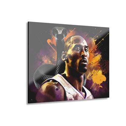 Black Mamba, Kobe, Fan Concept Color Splash Style, Acrylic Wall Art