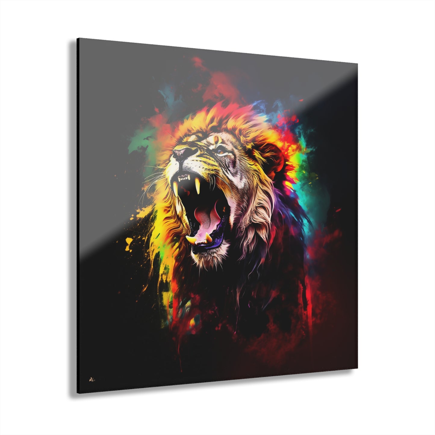 King, Lion, Animal Concept Style, Acrylic Wall Art