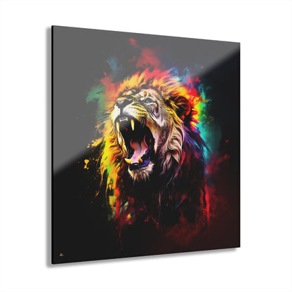 King, Lion, Animal Concept Style, Acrylic Wall Art