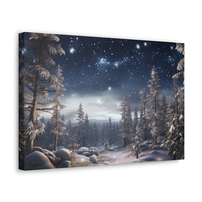 Celestial Snow Canvas Art