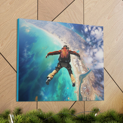 Free Fall Canvas Art