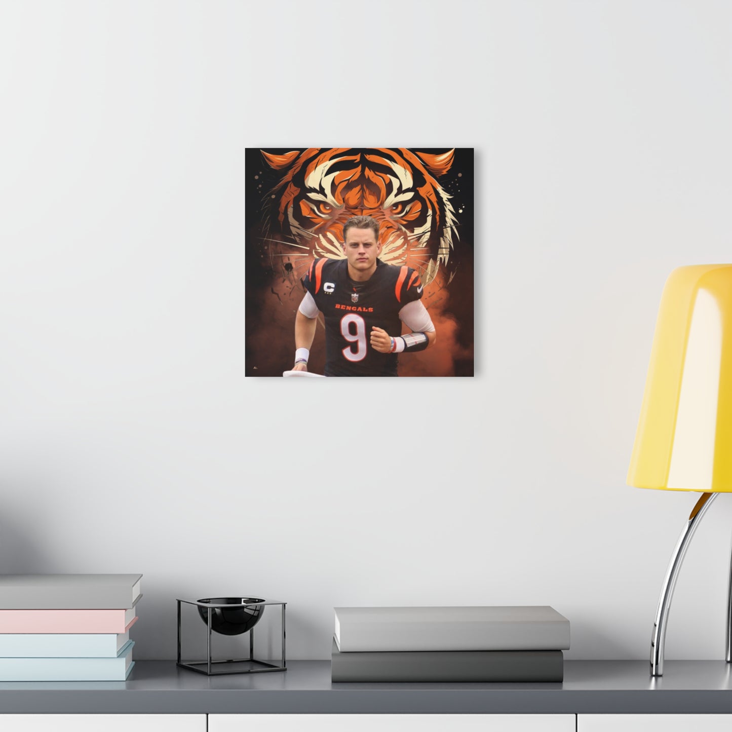 Joe Burrow, Bengals Fan Concept, Acrylic Wall Art