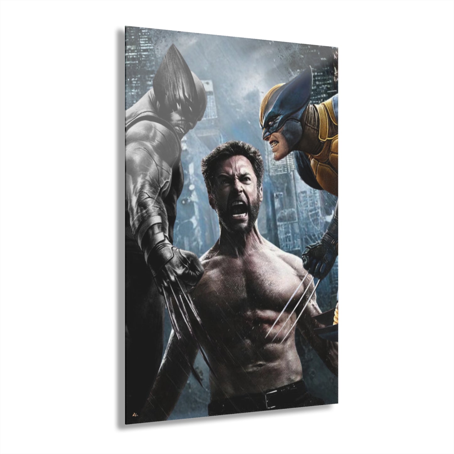 Wolverine, Shades of Adamantium,  Hugh Jackman, Fan Concept Style, Acrylic Wall Art