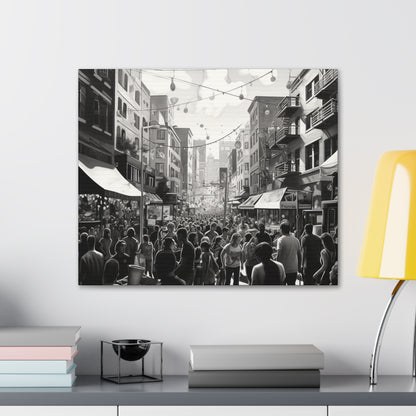 Street Fair Canvas Art