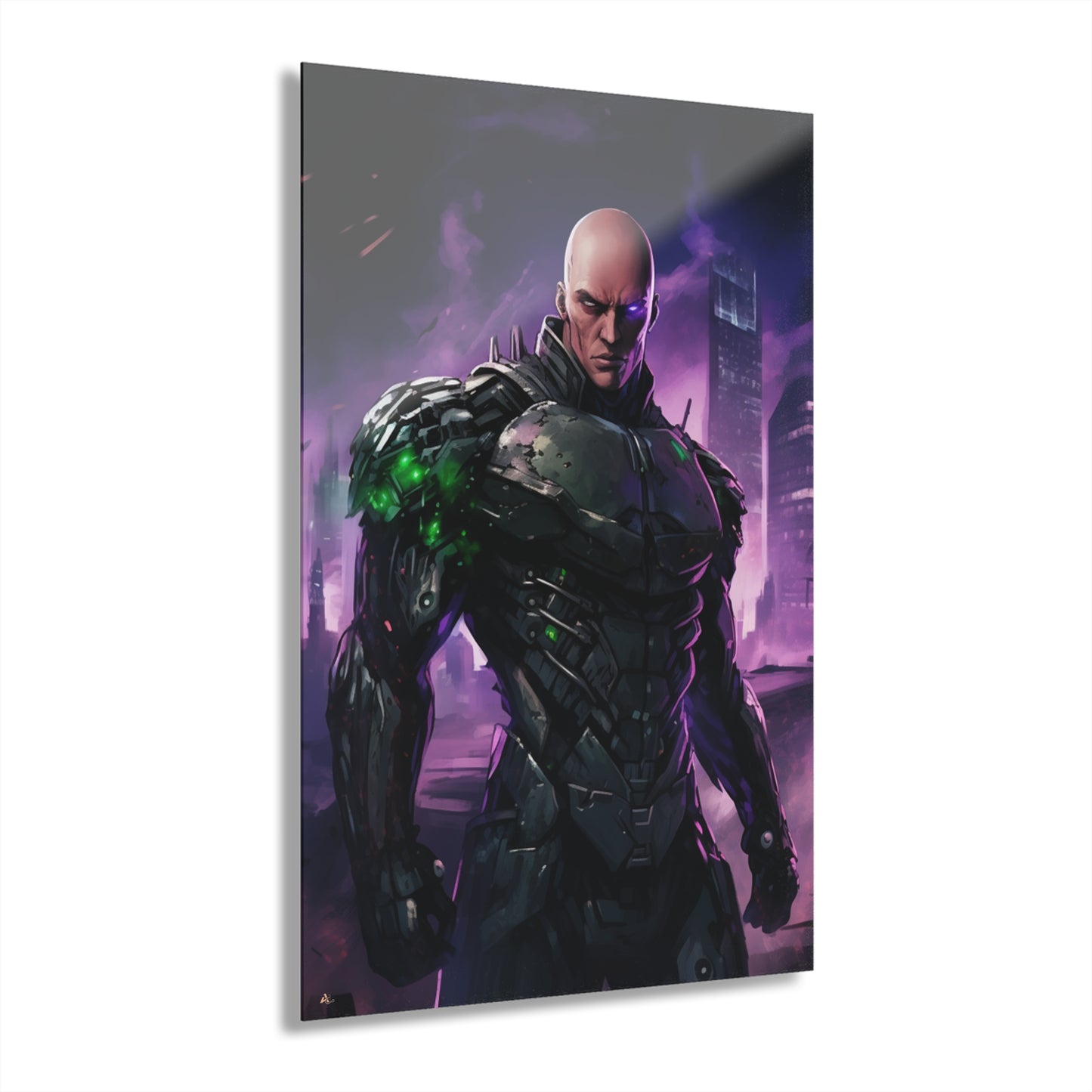 Luthor, Lex, DC Color Splash, Concept Style, Acrylic Wall Art