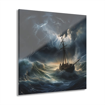 Stormfront, Landscape Concept Style, Acrylic Wall Art