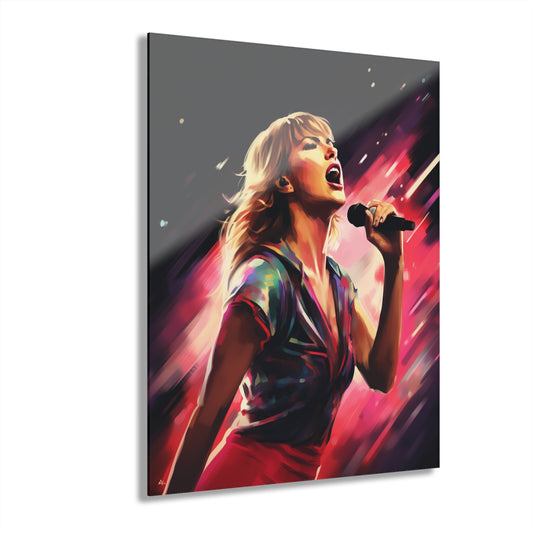 Shake it off, Pop Culture, Color Splash, Concept Art, Acrylic Wall Art