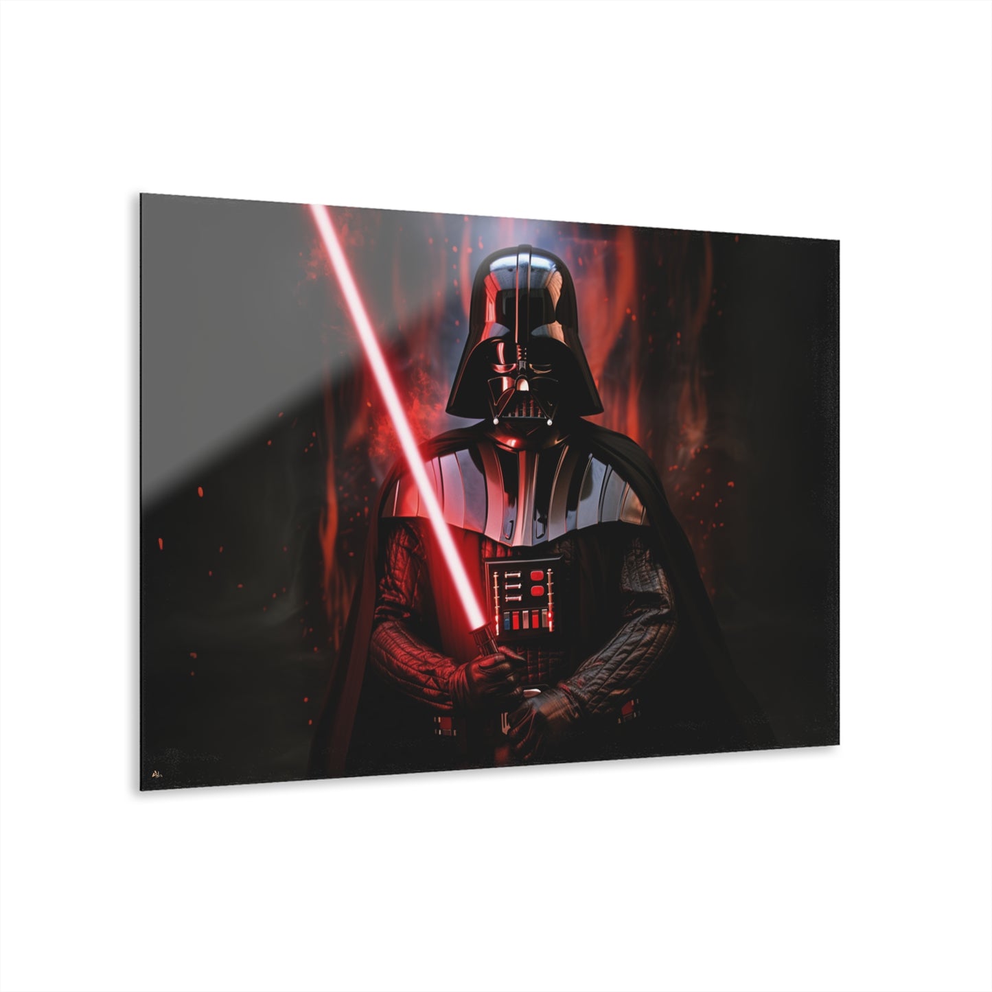 Lord Vader, Star Wars, Color Splash, Concept Style, Acrylic Wall Art