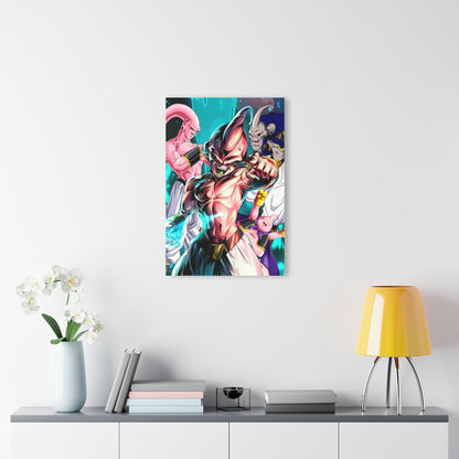 Evolution of Majin Buu, Dragonball Fan Concept Style, Acrylic Wall Art