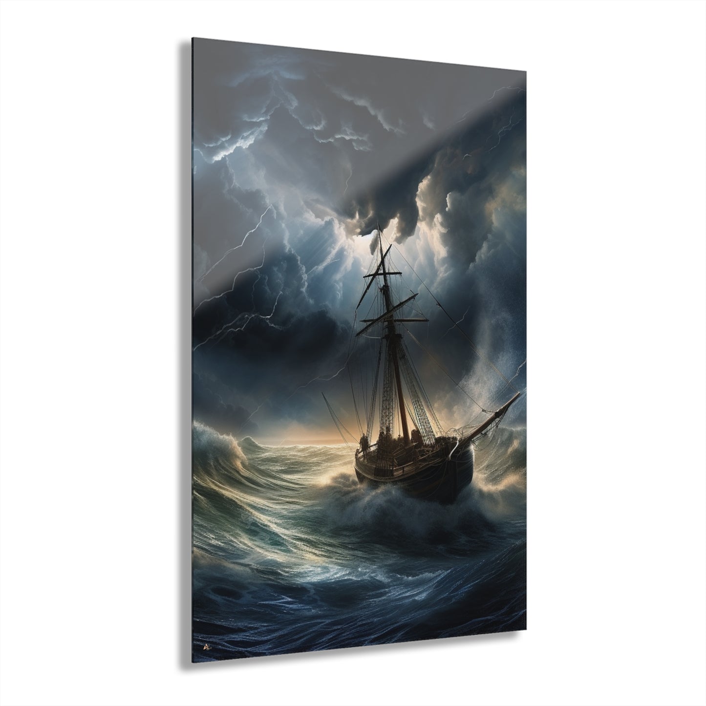 Stormfront, Landscape Concept Style, Acrylic Wall Art