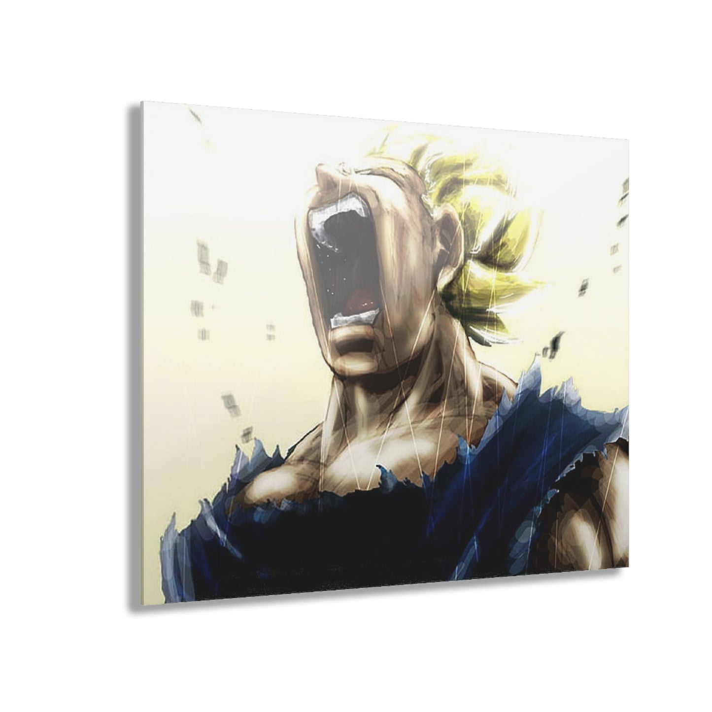 Vegeta's Sacrifice, Style, Concept, Acrylic Wall Art