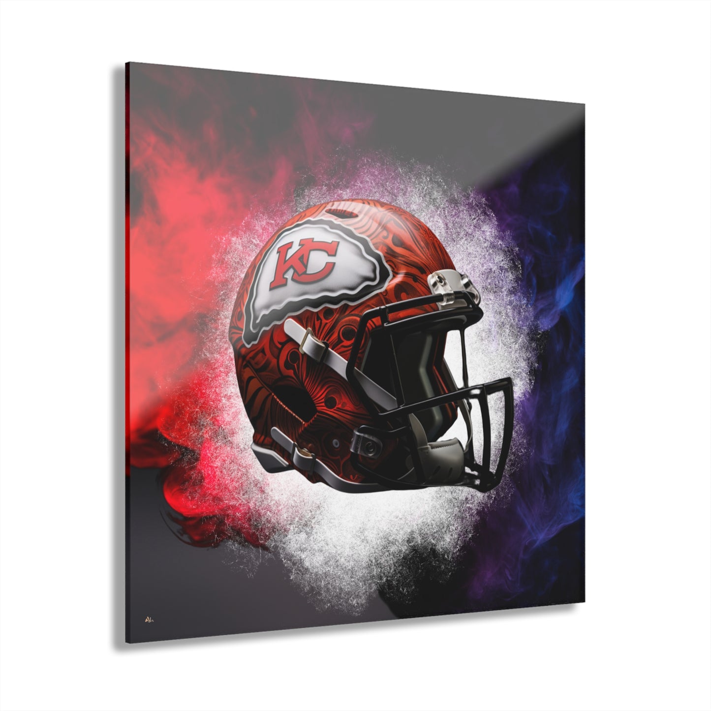 Chiefs Radiance, Kansas City, Football, Fan Colorsplash Concept Style, Acrylic Wall Art