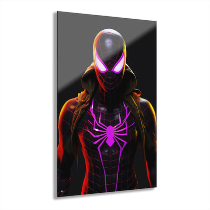 Miles, Spiderman, Marvel Concept Style, Acrylic Wall Art