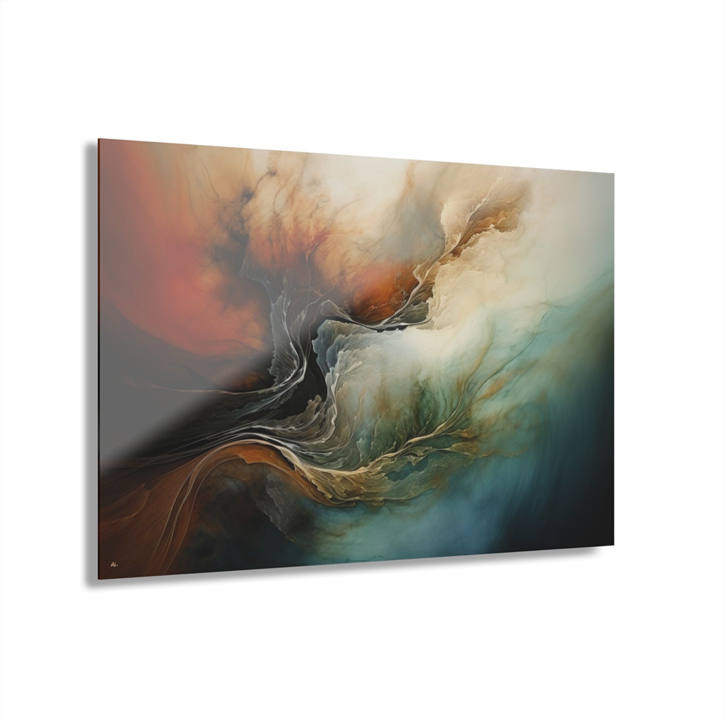 Earthy Air, Abstract, Concept, Acrylic Wall Art