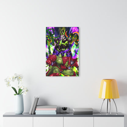 The Evolution of Cell, Dragonball Fan Concept Style, Acrylic Wall Art