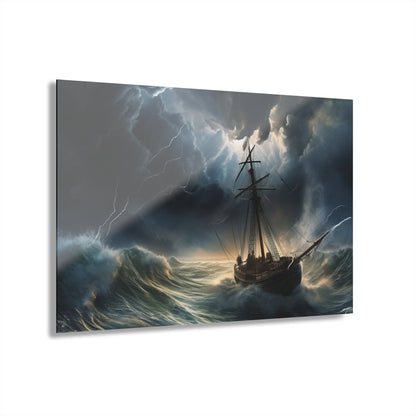 Stormfront, Landscape Concept Style, Acrylic Wall Art