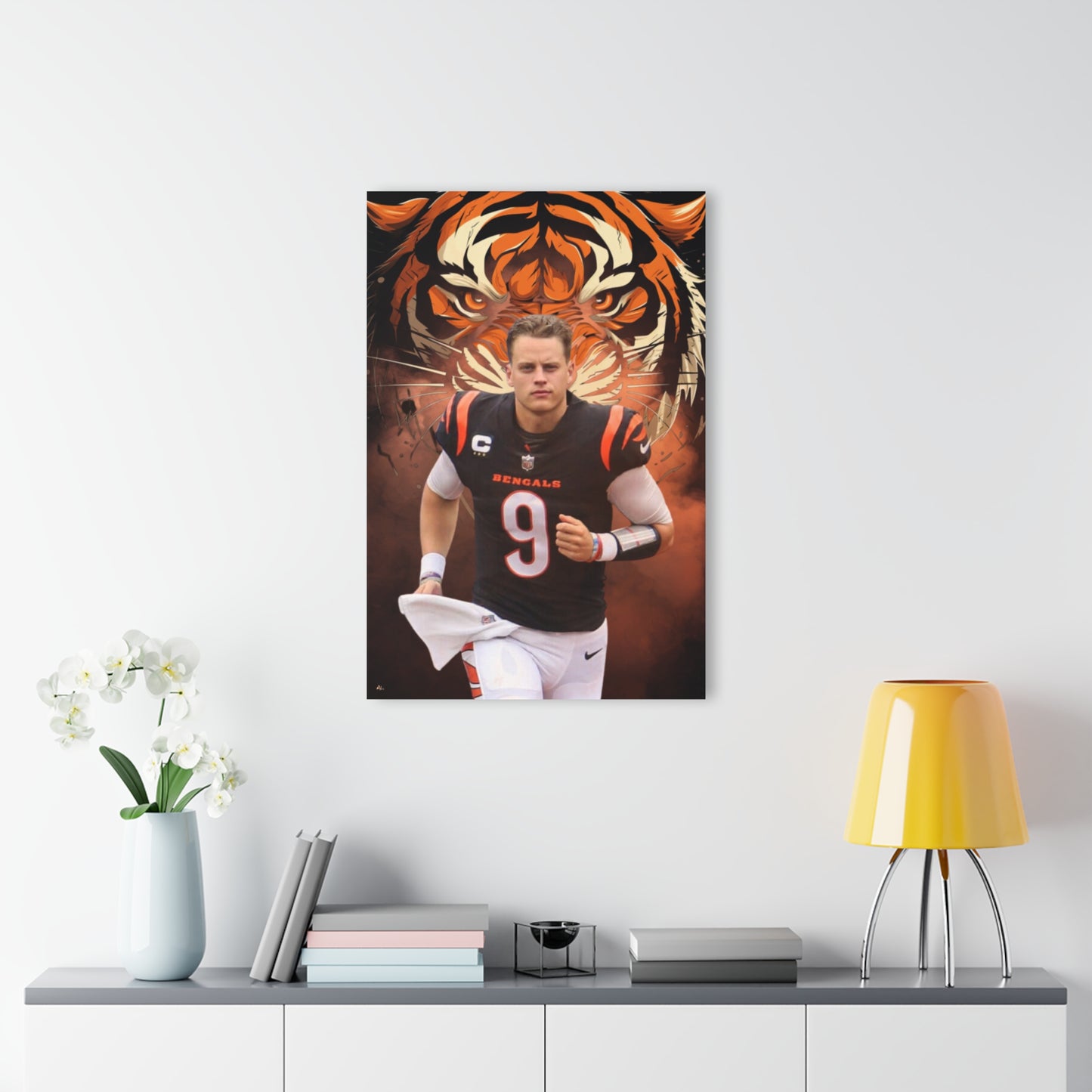 Joe Burrow, Bengals Fan Concept, Acrylic Wall Art