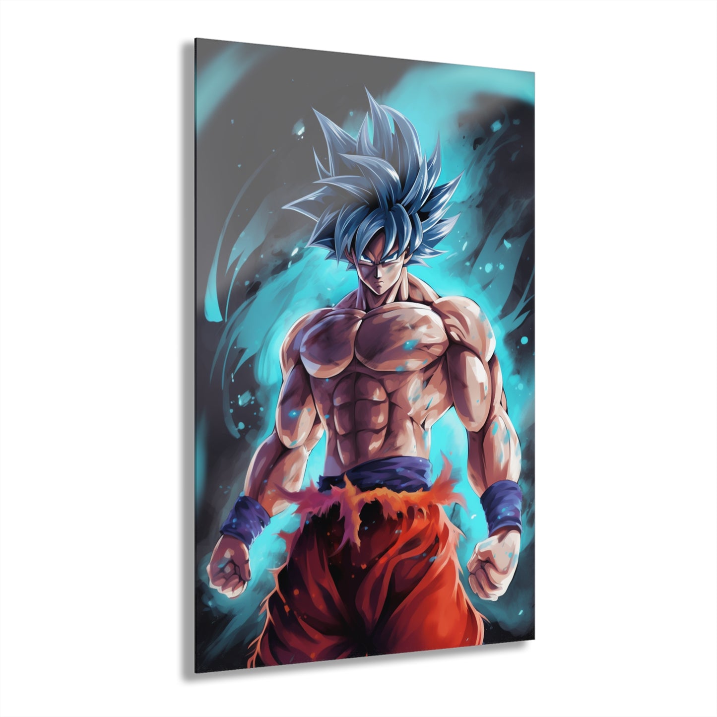 Ultra Instinct, Goku, Anime Color Splash, Concept, Acrylic Wall Art