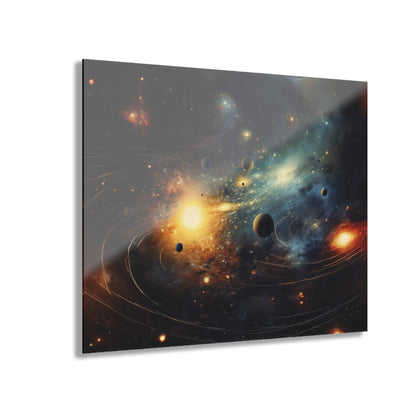 Galactic Conundrum, Space Concept Style, Acrylic Wall Art