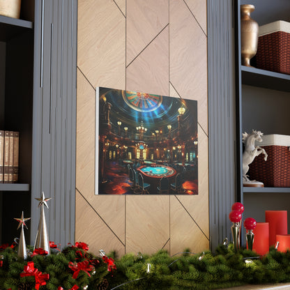 Casino Night Canvas Art